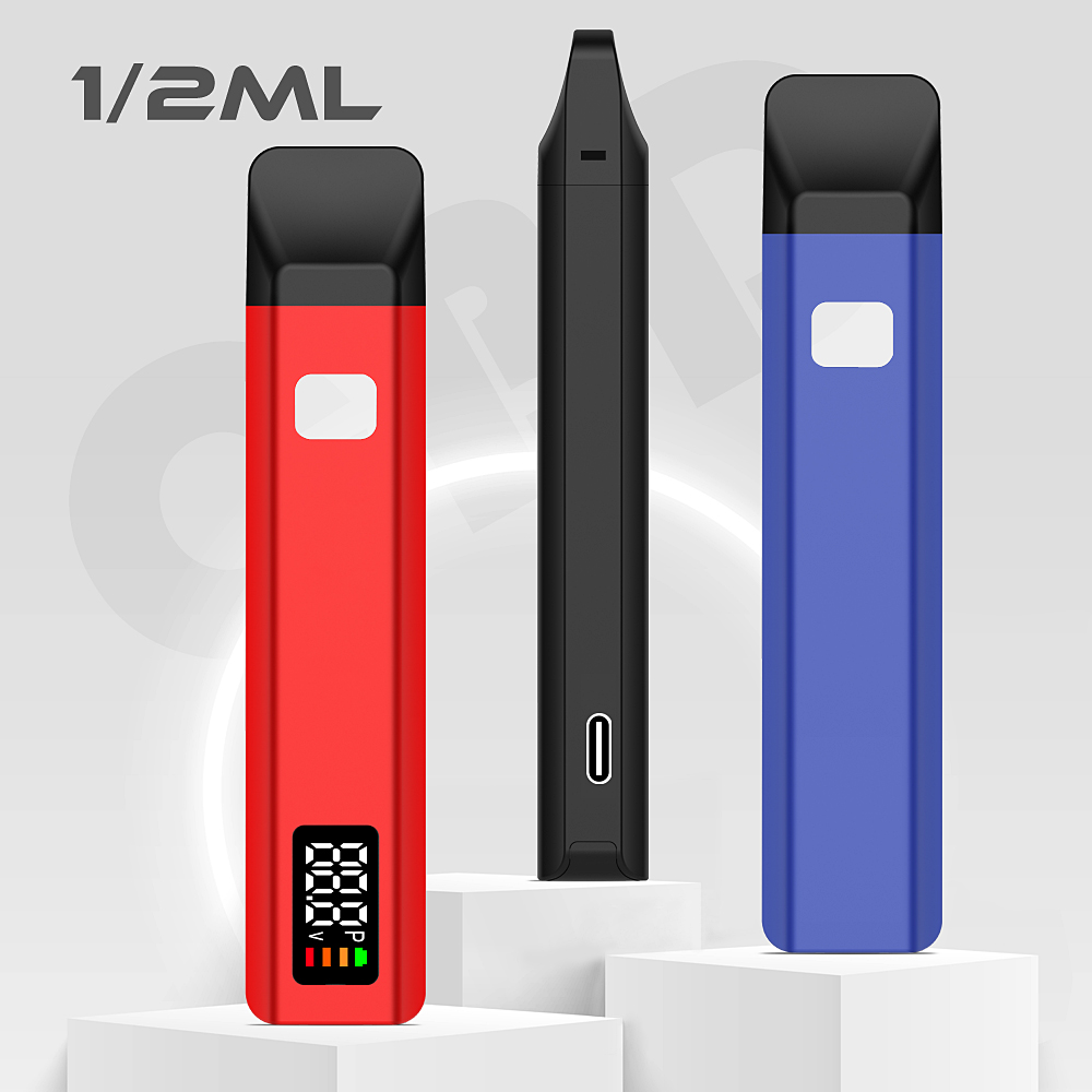C19 Step Control Preheat Cannabis Postless Vape with Precision Power Display 1.0mL/2.0mL