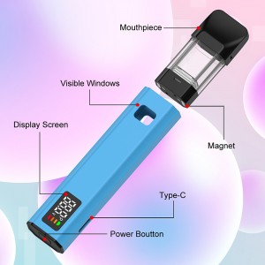 Introducing the POD SYSTEM Step Control Preheat Cannabis Postless Vape: Elevate Your Vaping Experience