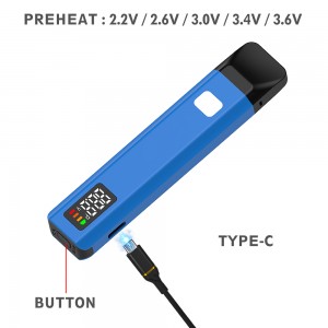 C19 Step Control Preheat Cannabis Postless Vape with Precision Power Display 1.0mL/2.0mL
